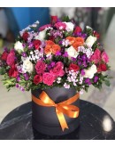 Mix Star Renkli Gül Aranjmanı